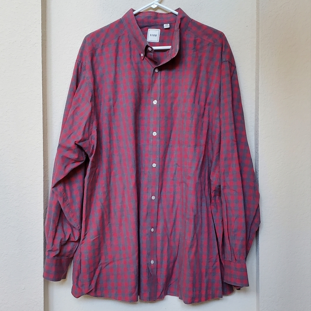 Rown Big & Tall Mens Checked Shirt.  Size 3XB